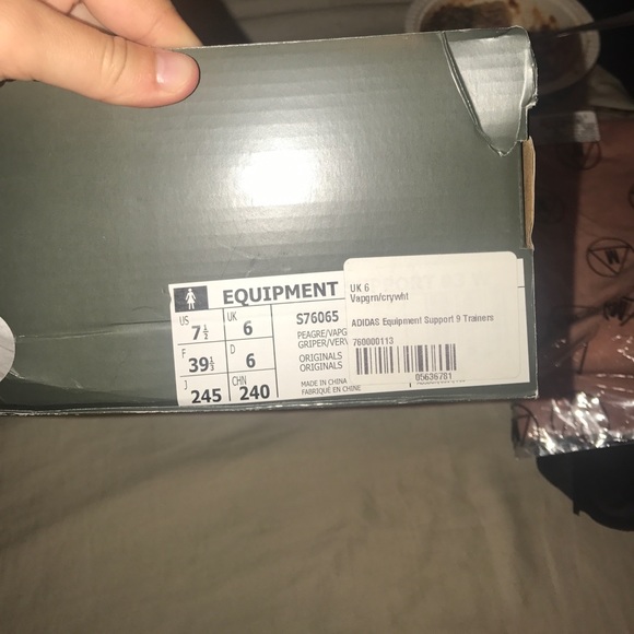 SIZE 7.5 ADIDAS Equipment Support 9 - Picture 4 of 4