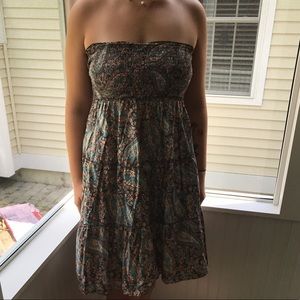 Strapless sundress