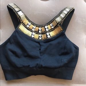 Bebe crop top size Small
