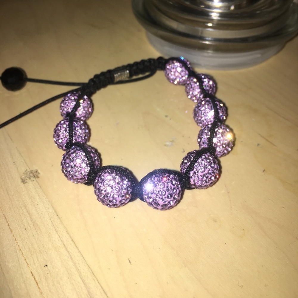 Lavender Swarovski bracelet