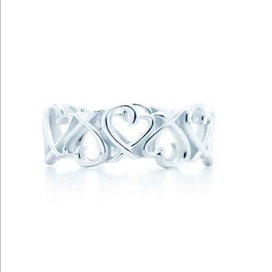 Tiffany & Co PALOMA PICASSO LOVING HEART BAND RING