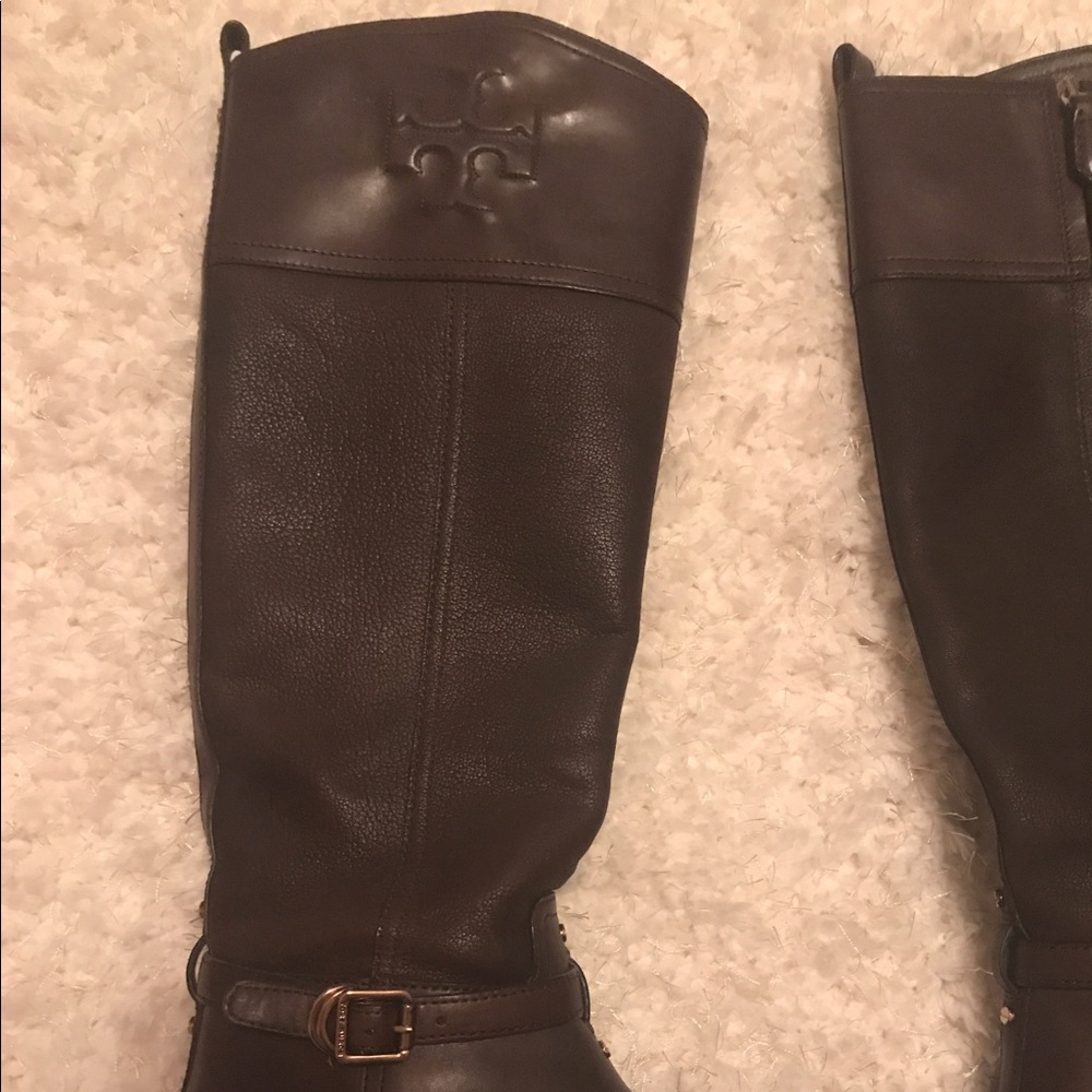 Brown Tory Burch riding boots VGUC Size 8M