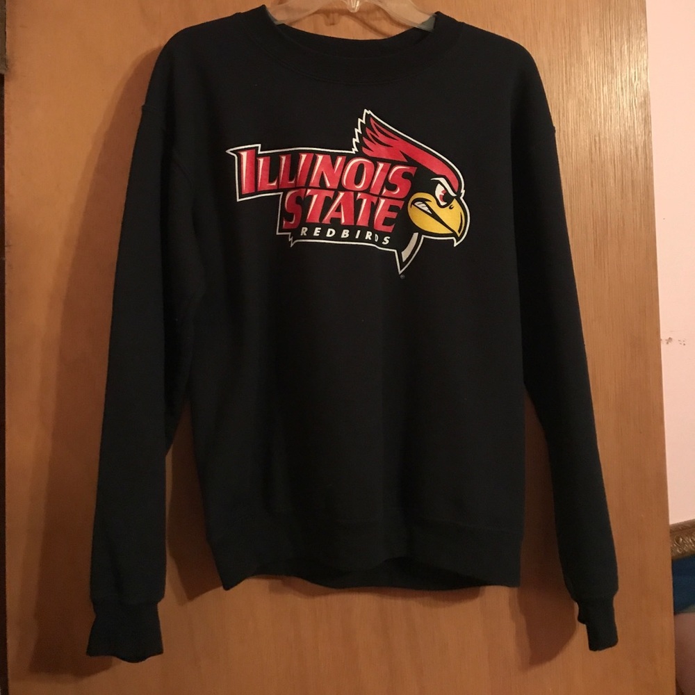 Illinois State Red bird crew neck sweater