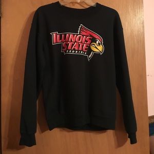 Illinois State Red bird crew neck sweater
