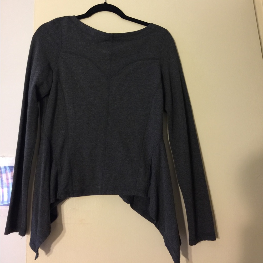 Karma long sleeve  drape cotton shirt