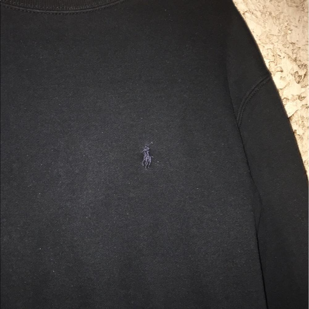 Black Polo by Ralph Lauren crew neck sweater