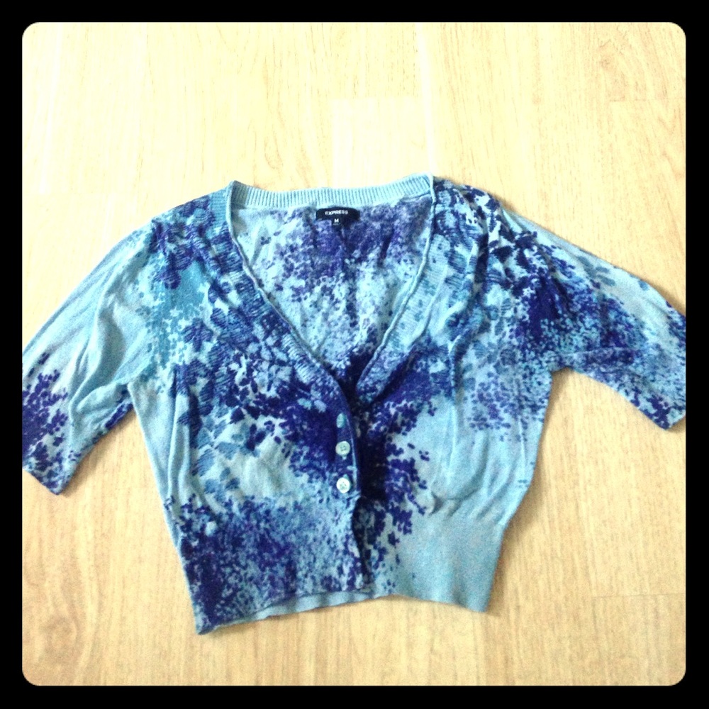 PRICE DROP!!!   Express cropped sweater--Size M