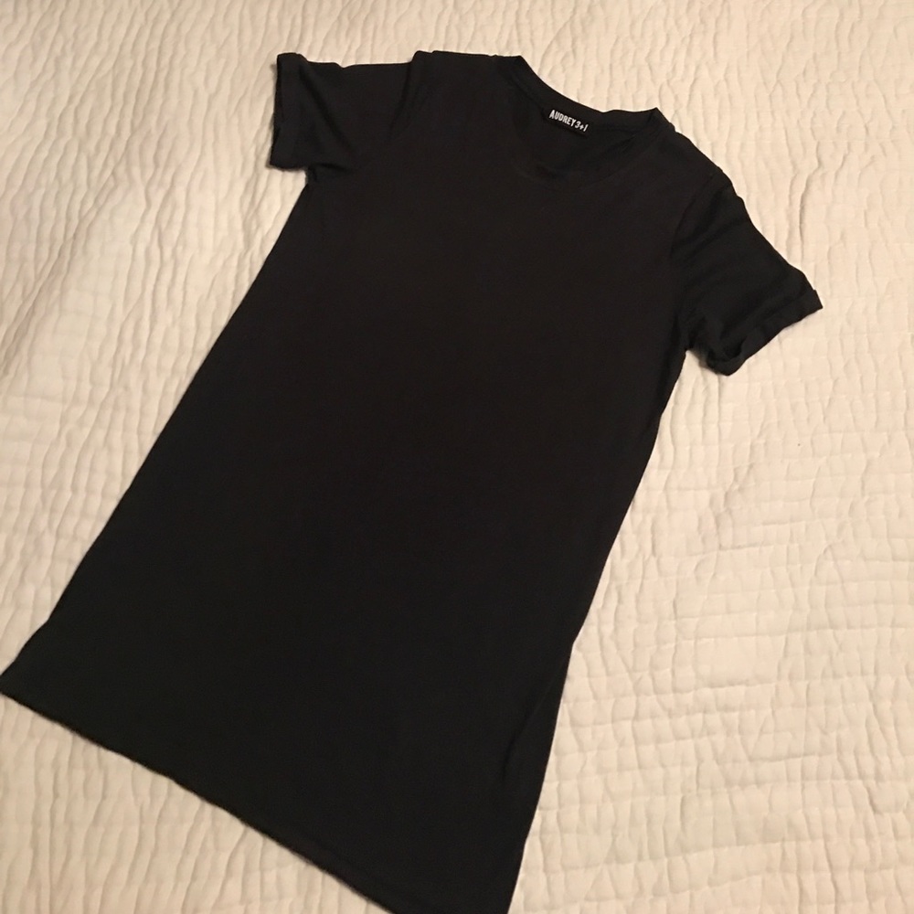 Black t-shirt dress