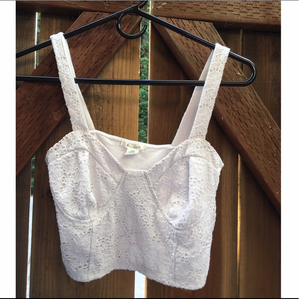 Floral Lace Crop Top