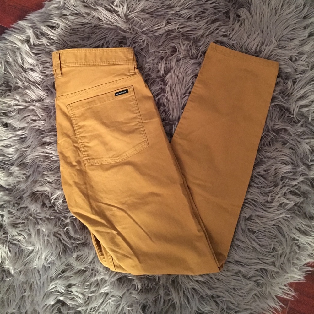 Men's Oakley Jeans- Yellow/Tan 33W/32L