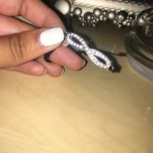 Swarovski infinity bracelet