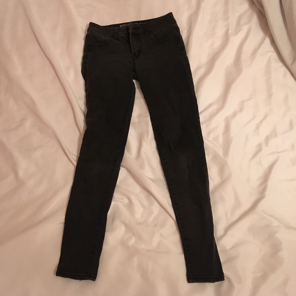 black jeggings from american eagle