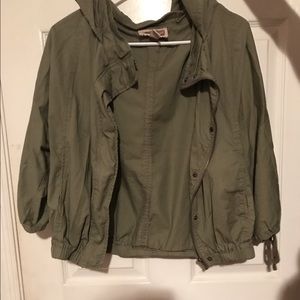 army green jacket