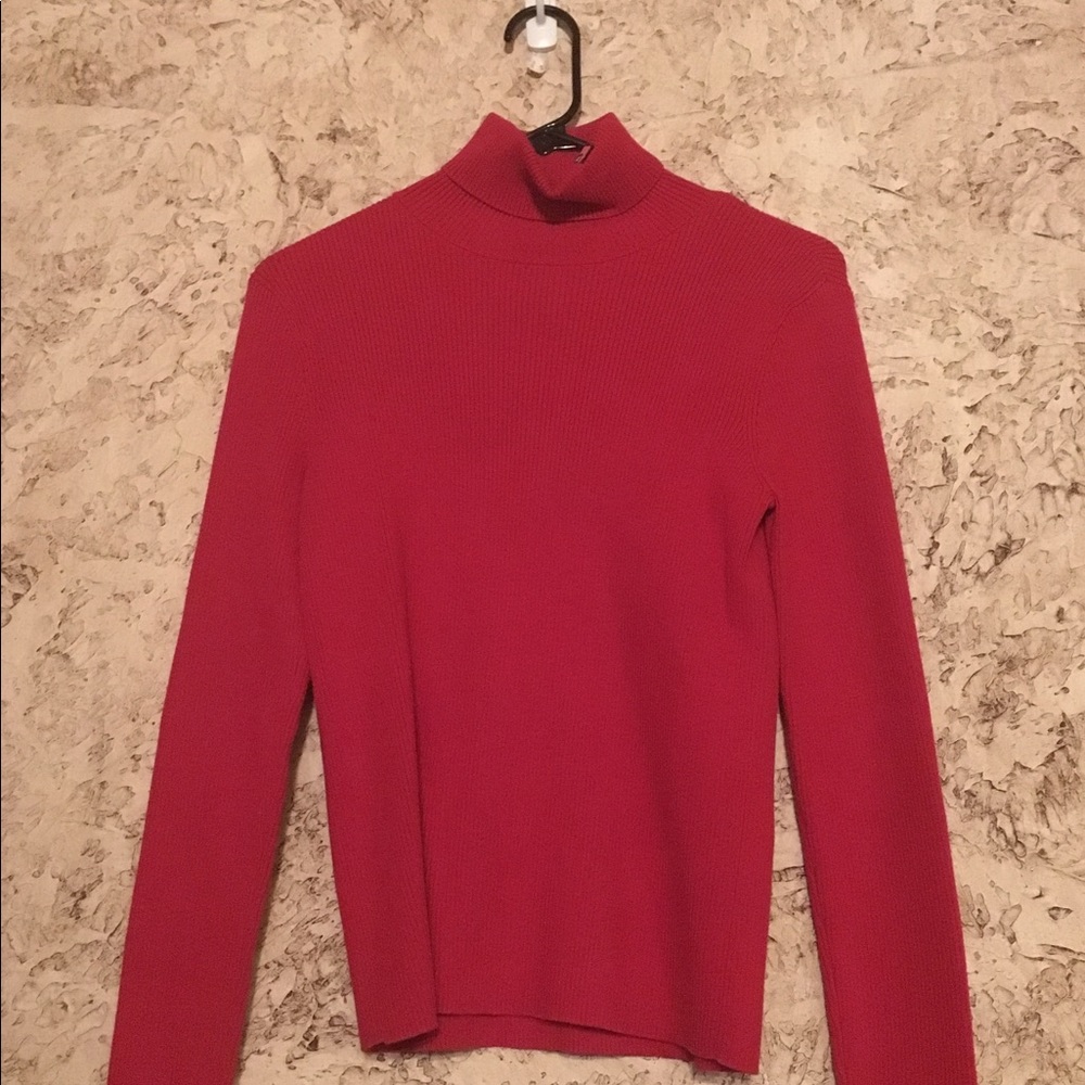 Red Ralph Lauren turtleneck