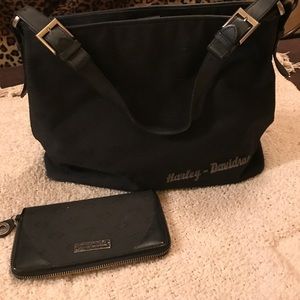 Harley Purse and matching Wallet