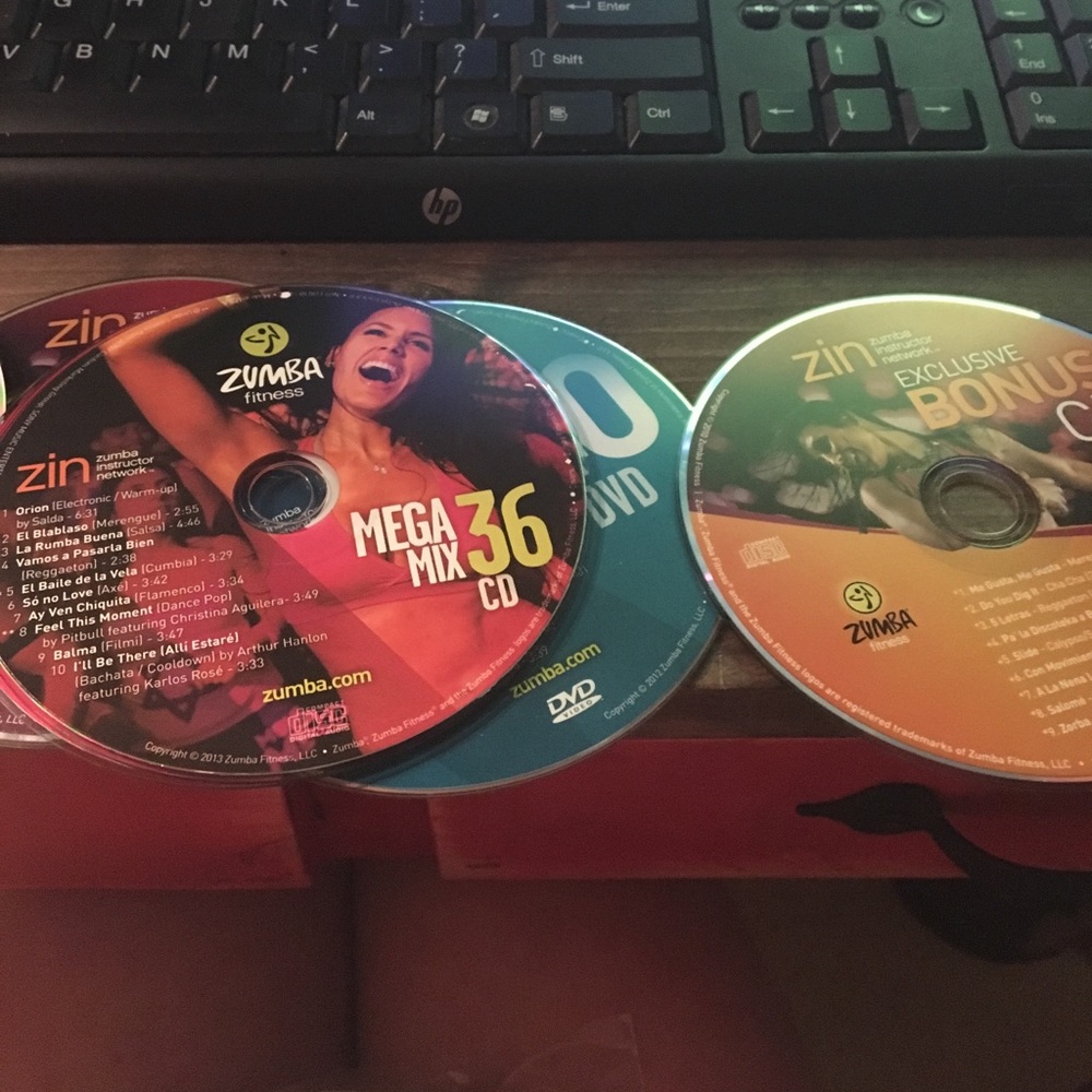 ZUMBA ZIN INSTRUCTOR CDs