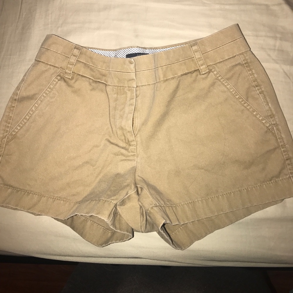 Sz 0 Jcrew Khaki Chinos 3"