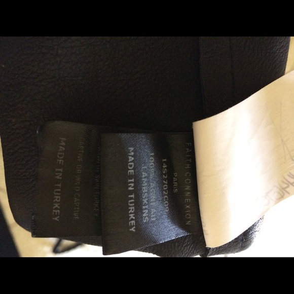 Faith Connexion Leather Metallic Tank Top. Medium. - Picture 5 of 6