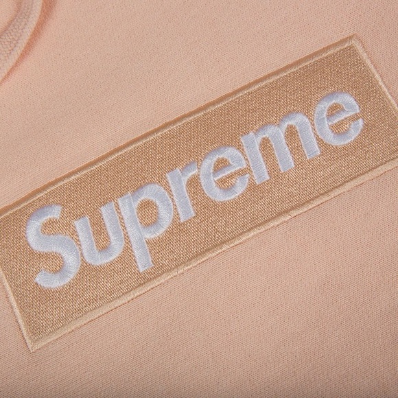 Supreme Box Logo Hoodie (Peach) - Picture 6 of 6
