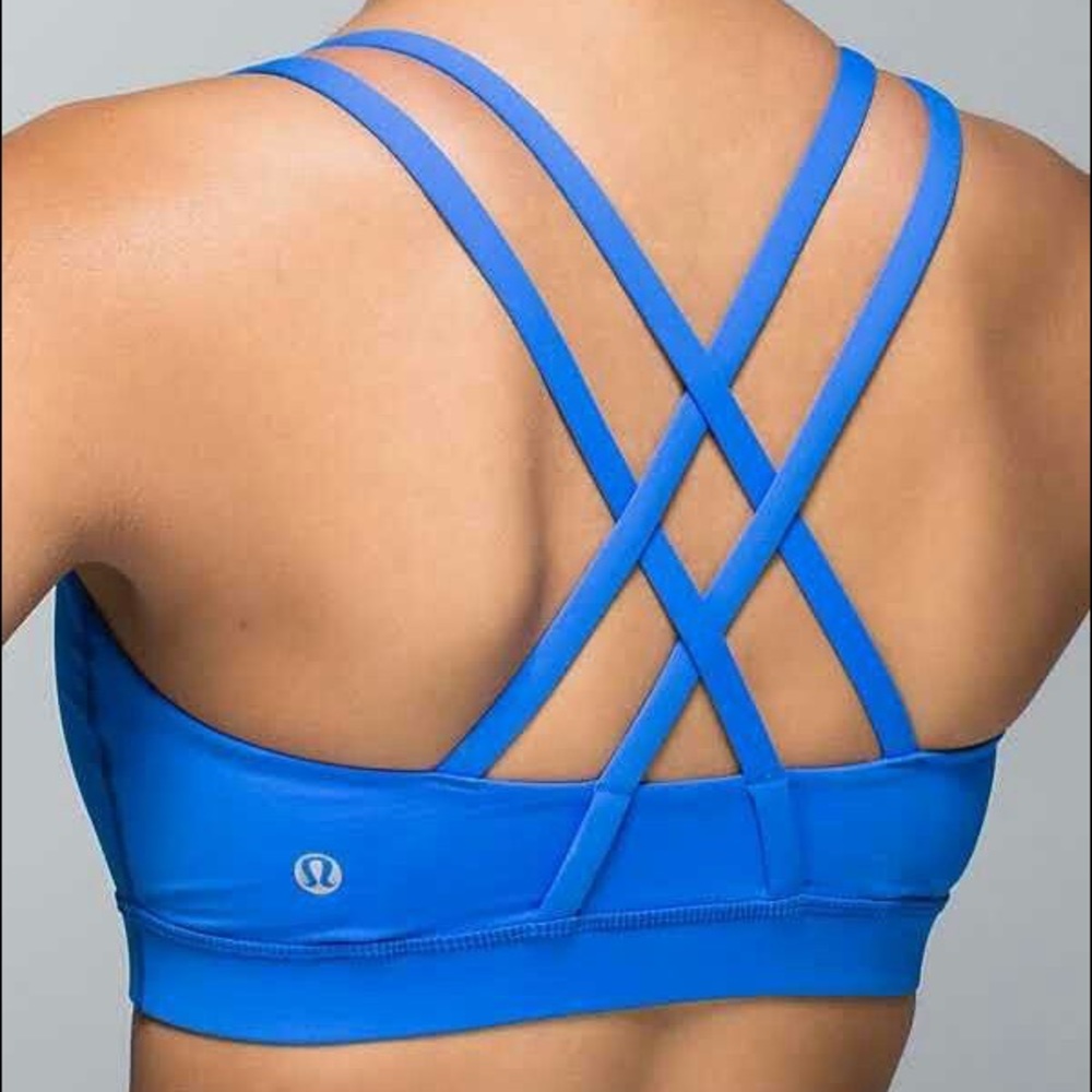 Lululemon Atheltica Energy Bra in Harbor Blue