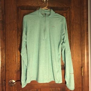 Nike Teal/Mint Colored Dri-Fit Quarter Zip