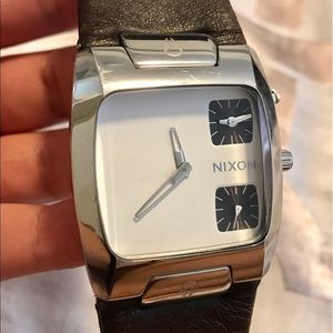 ❌SOLD❌ Nixon The Banks Analog Leather Watch