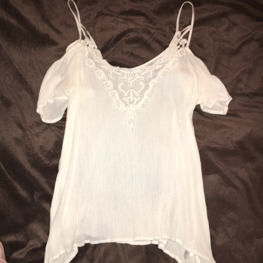 Off the shoulder top. Size small