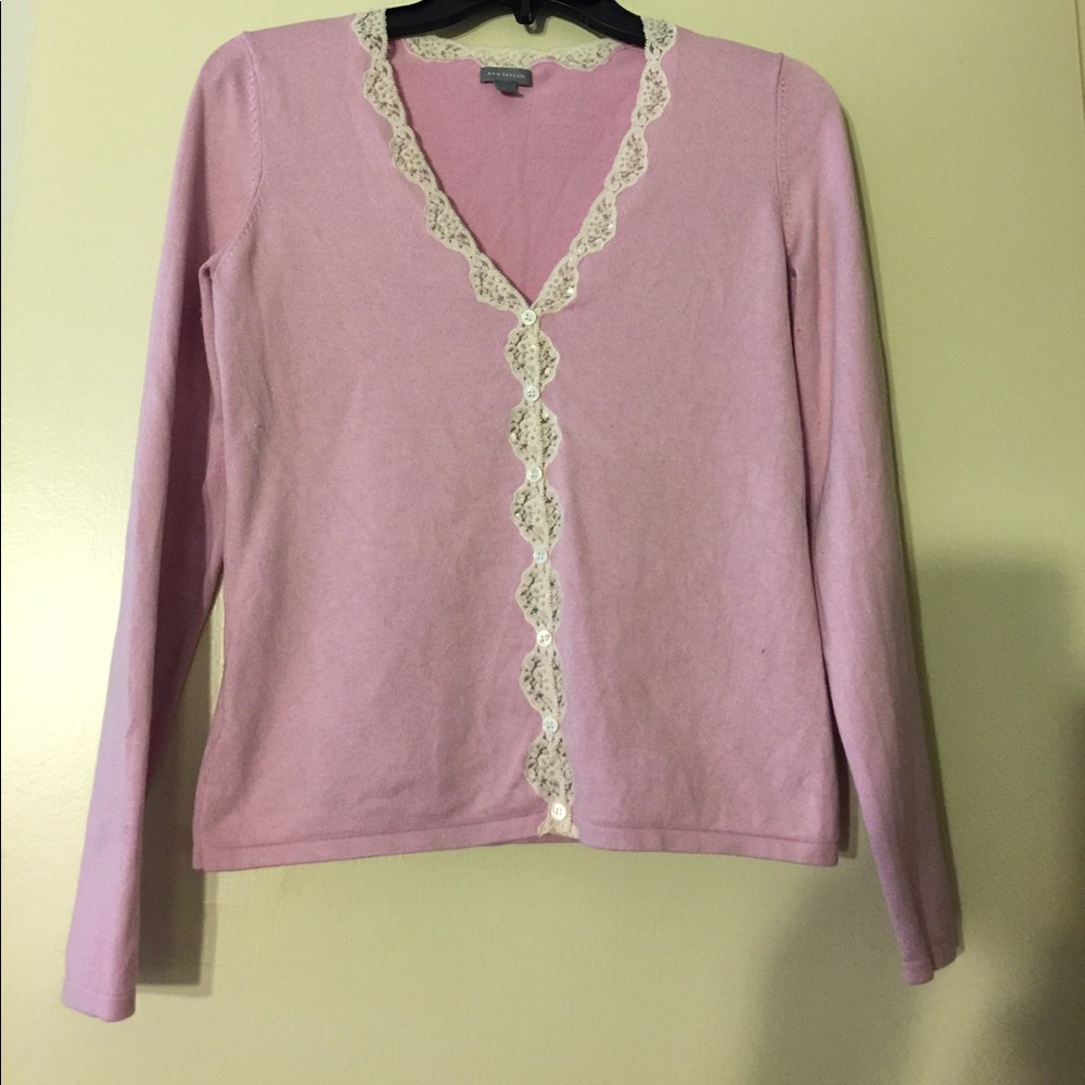 Ann Taylor Pink lightweight sweater
