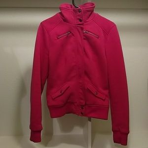 Delia's Hot Pink Bomber-style Jacket