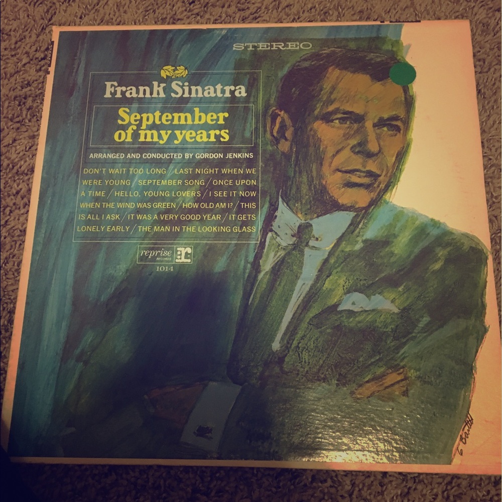 Frank Sinatra September of my years vinyl.