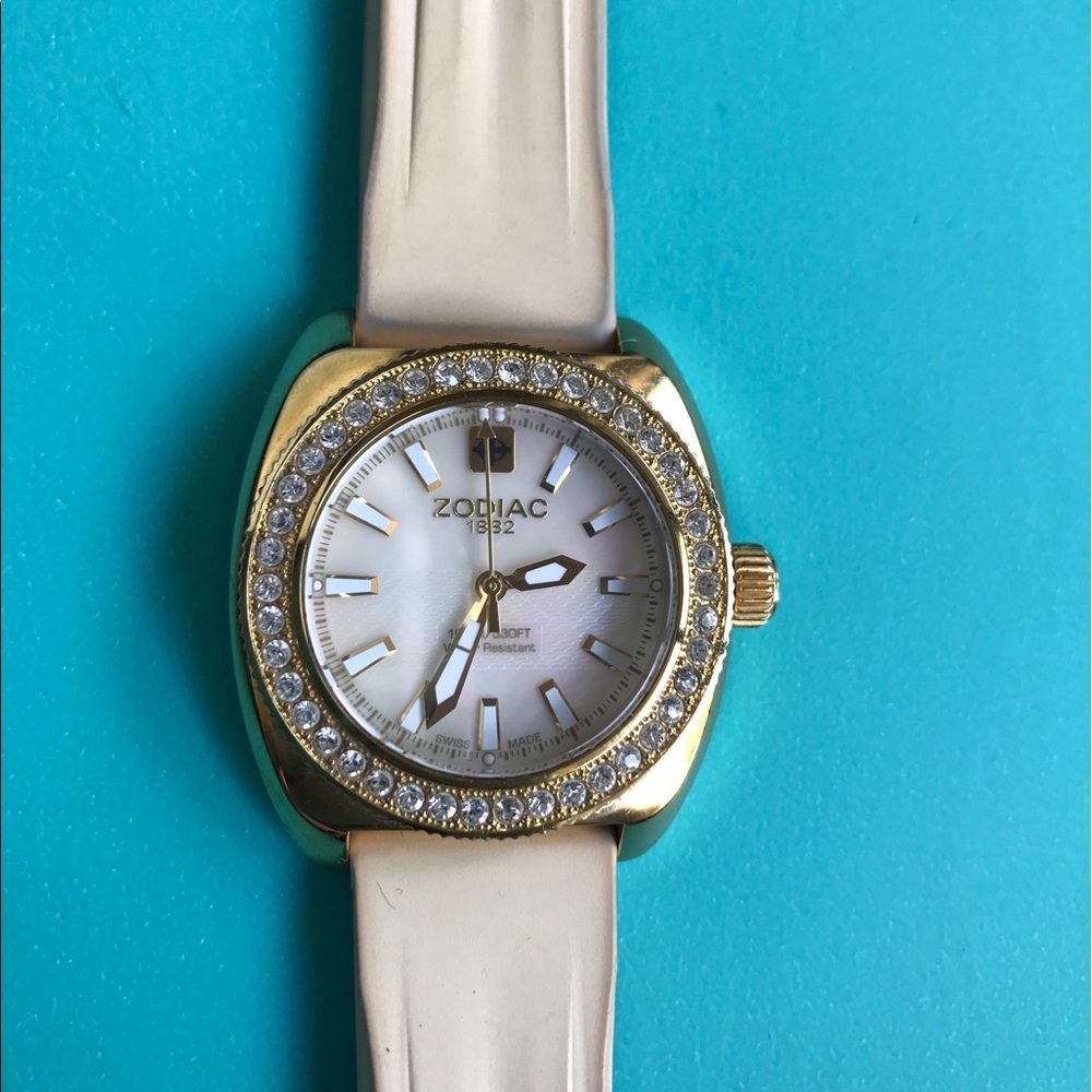 Zodiac Gold Watch