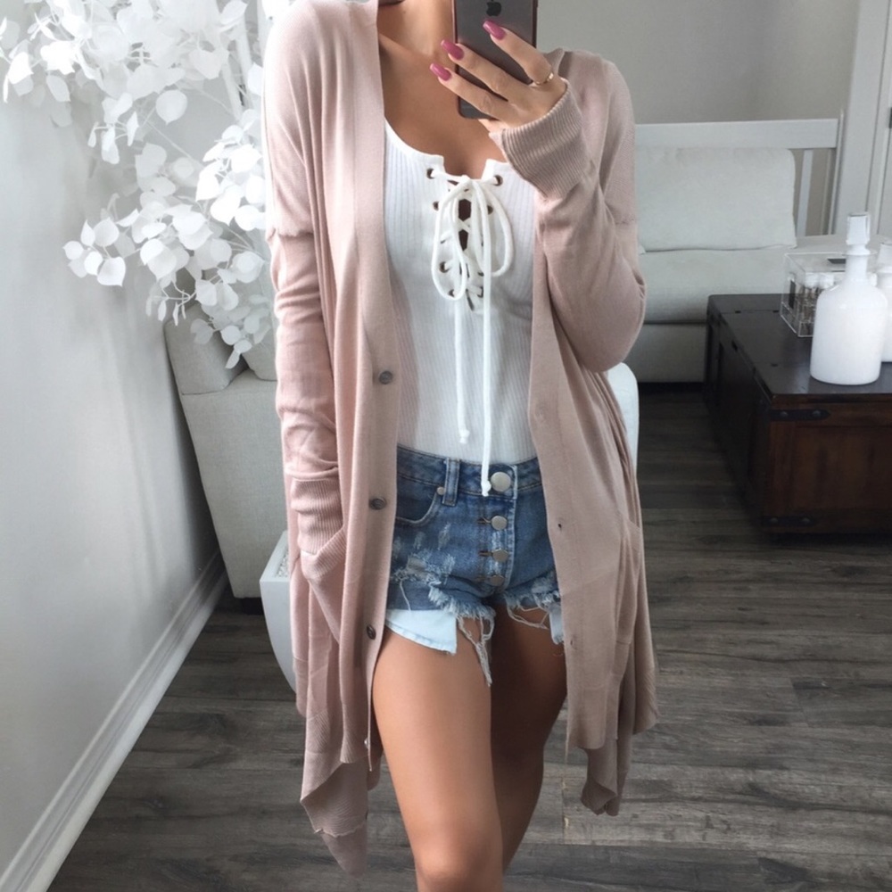 👀 ISO👀 waterfall cardigan