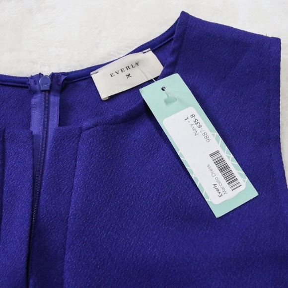 Everly Dresses & Skirts - NWT Everly purple sleeveless dress sz L