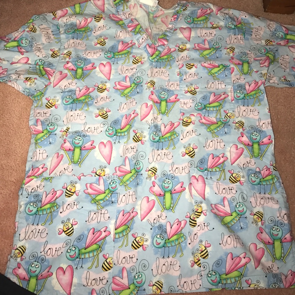 Peaches uniforms scrub top