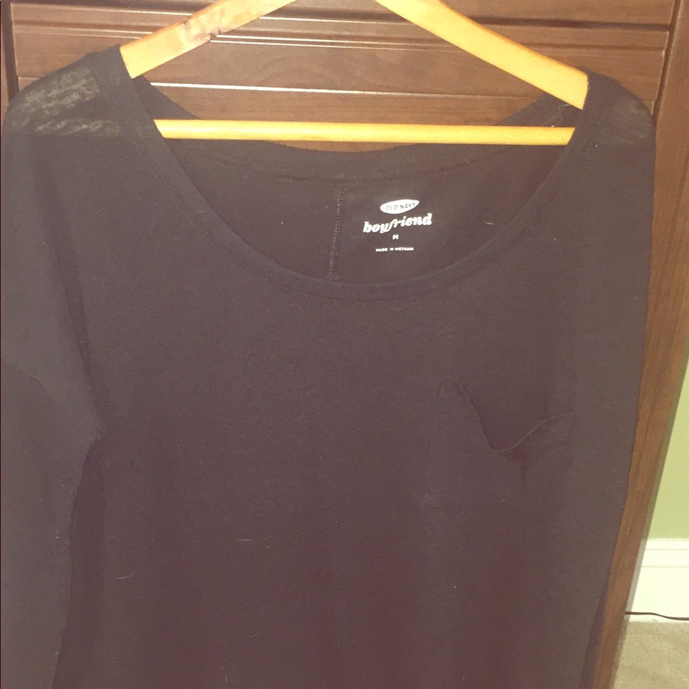 Old Navy Long Sleeve Women's Boyfriend T-shirt