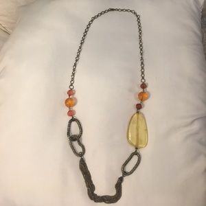 Asymmetrical necklace