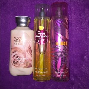 Bath and Body Works Lotion and Body Spray