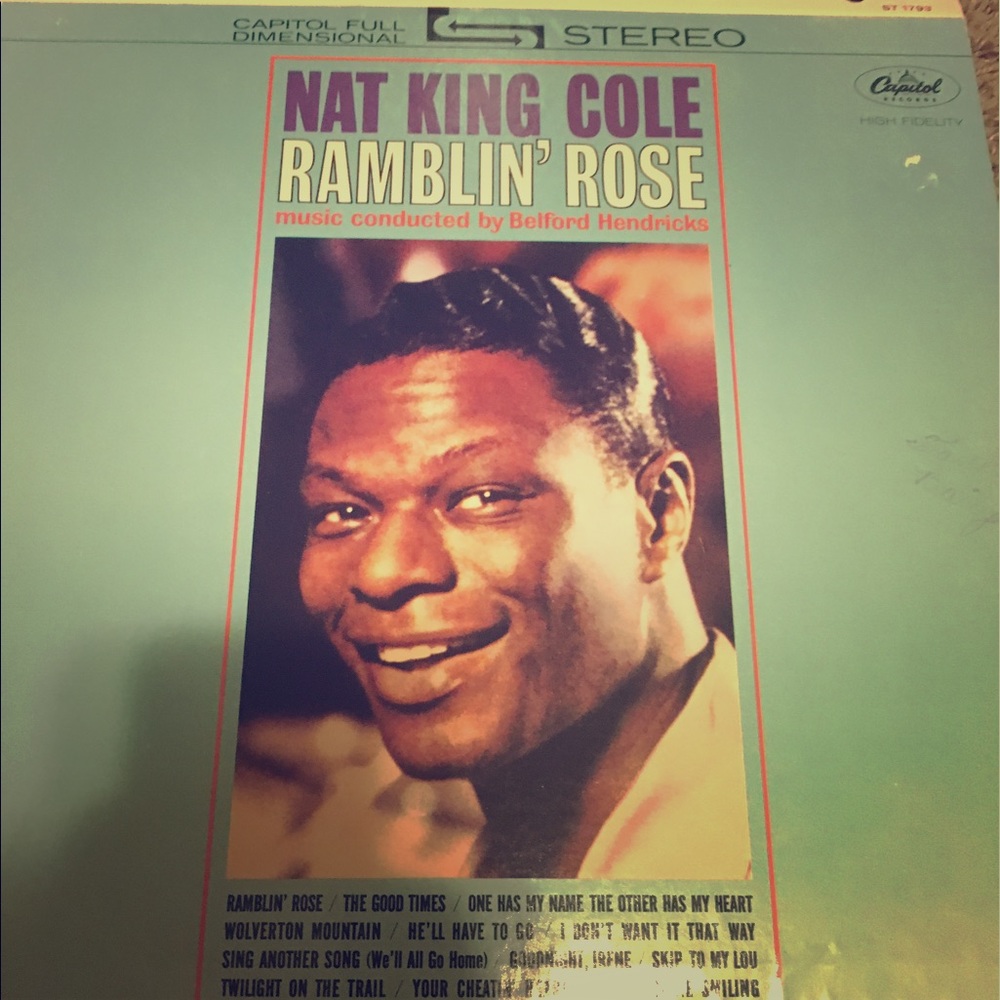 Nat King Cole vinyl! Rambling Rose
