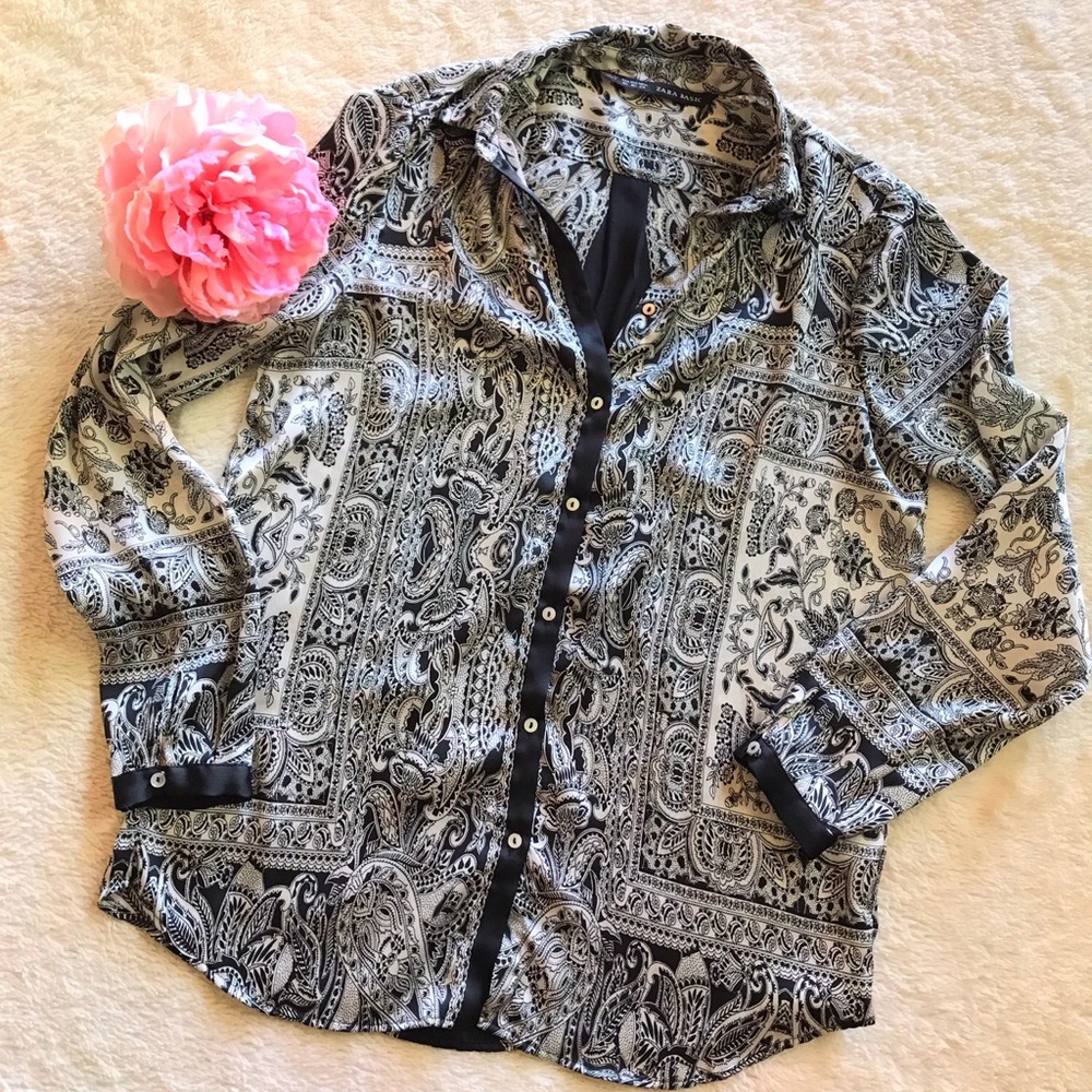 Zara Basic button-up shirt