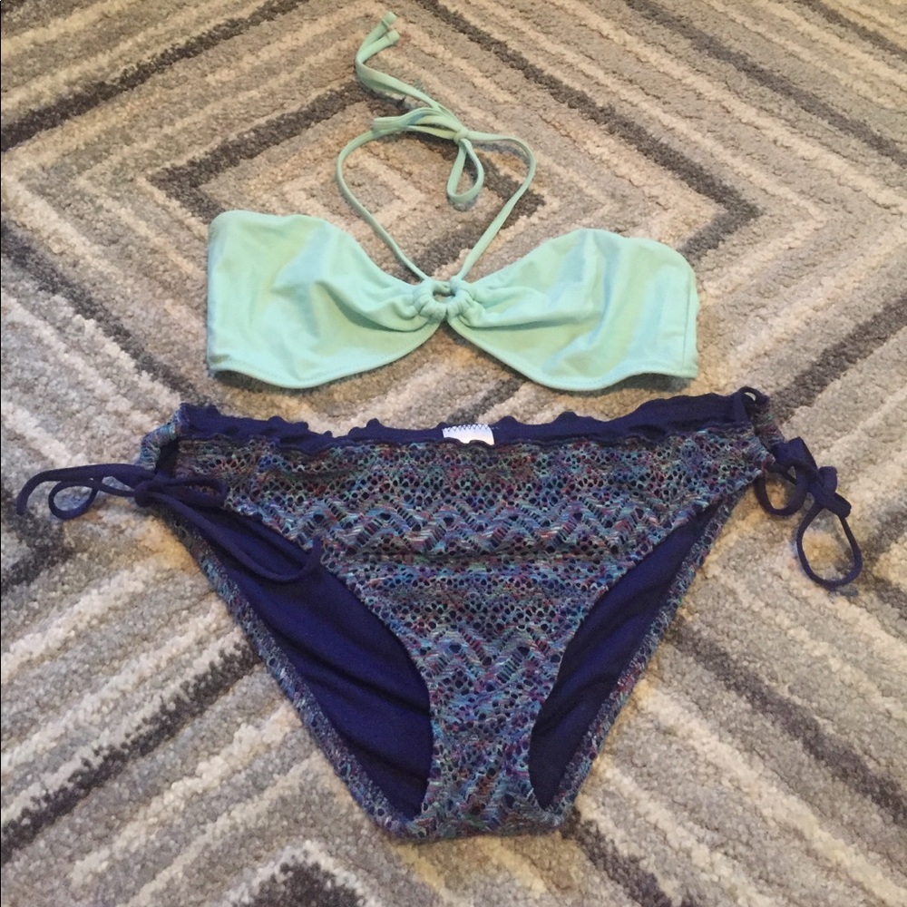 Mint bikini swim set