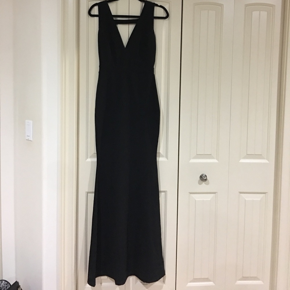 Black evening dress