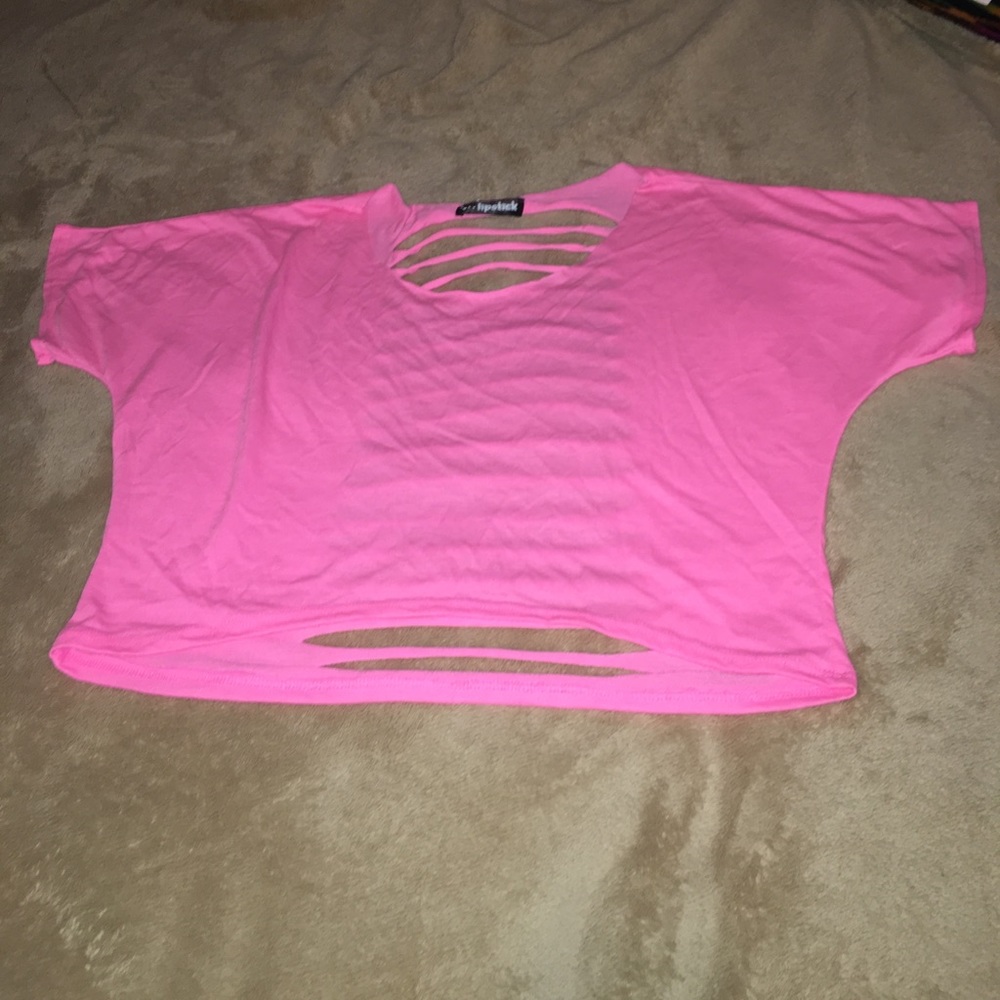 Hot Pink Crop Top