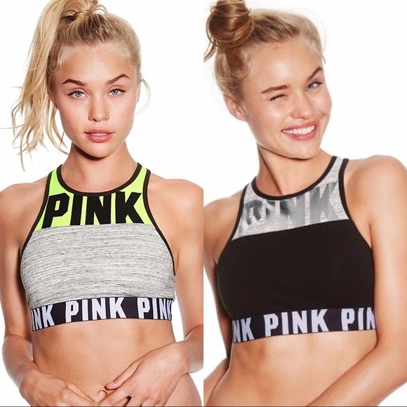 PINK Victoria's Secret Other - Set of 2 VS PINK high neck sports bras