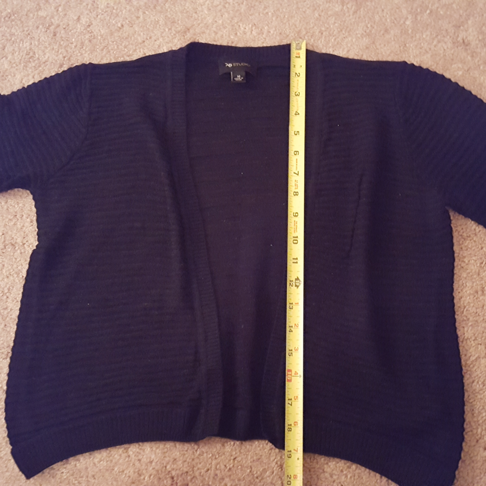 AB Studio Open Front Cardigan - LOWEST PRICE