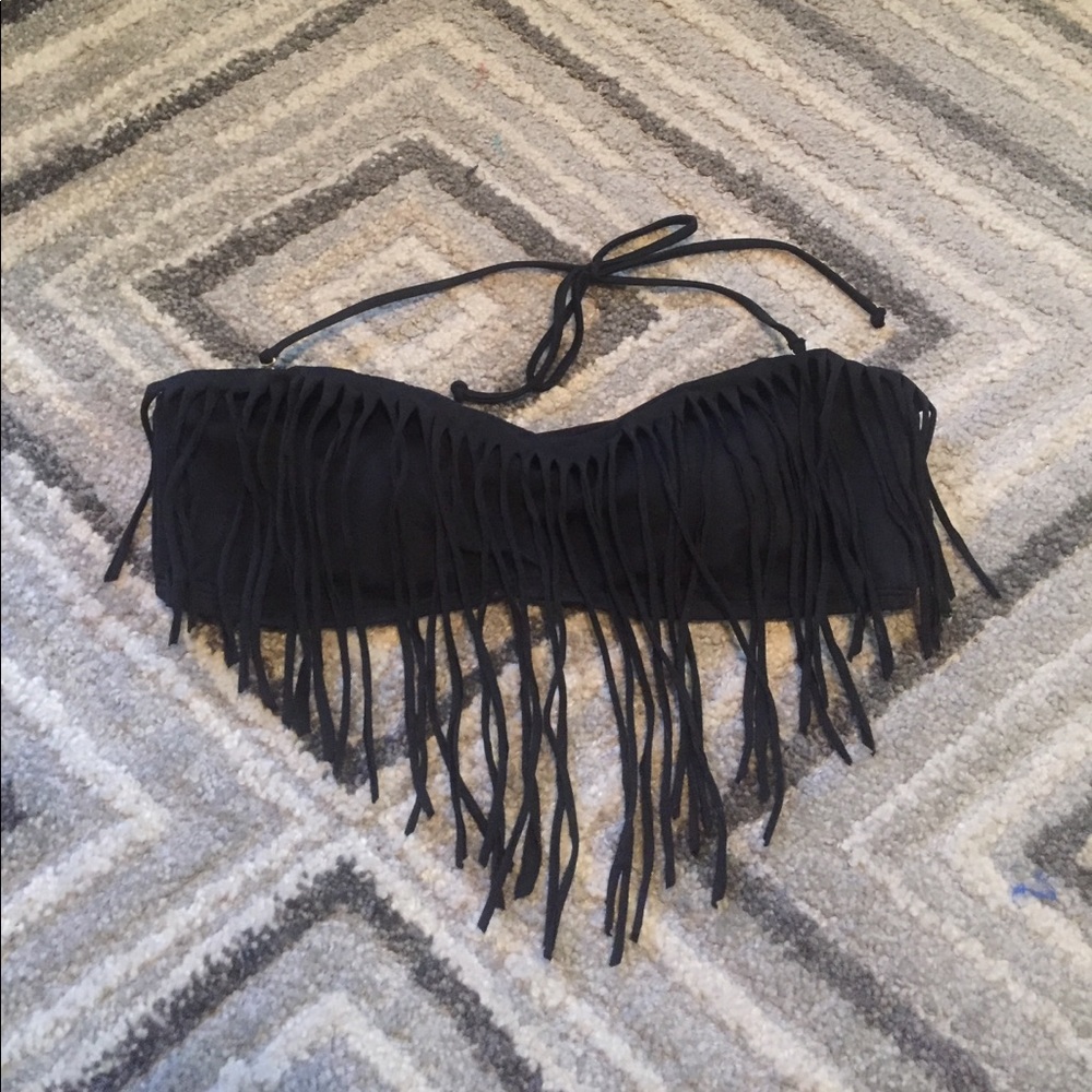 Fringe bikini top