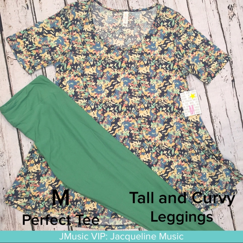 LuLaRoe M Perfect T & TC solid leggings