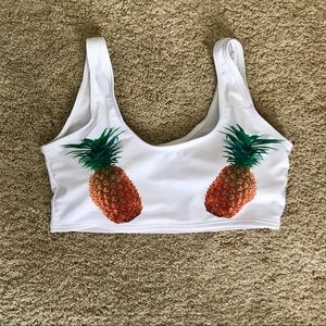 🍍pineapple spots bra/ crop top