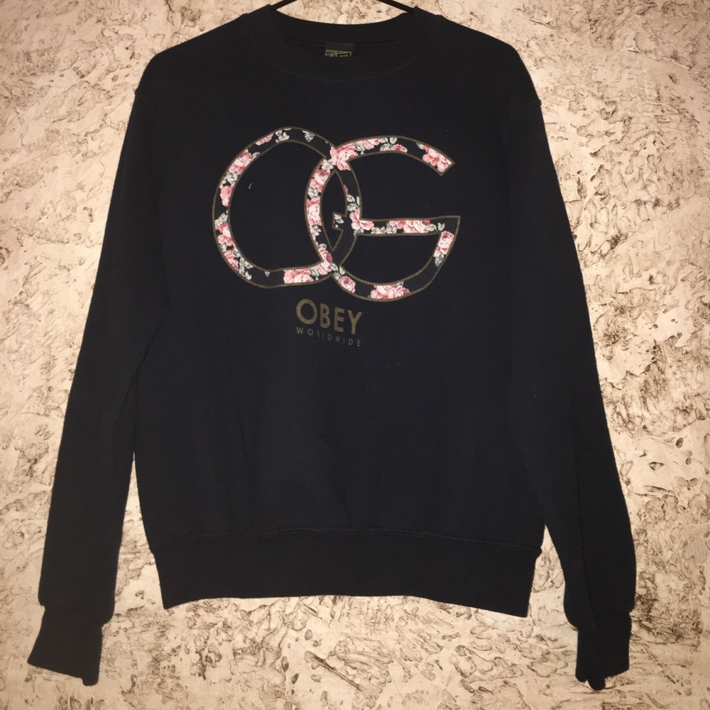 Obey OG floral sweater