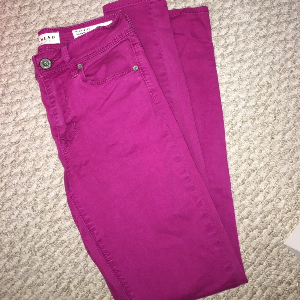 SALE Purple Pacsun high rise skinny jeans