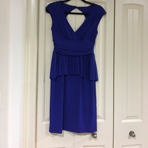 Royal blue short dress